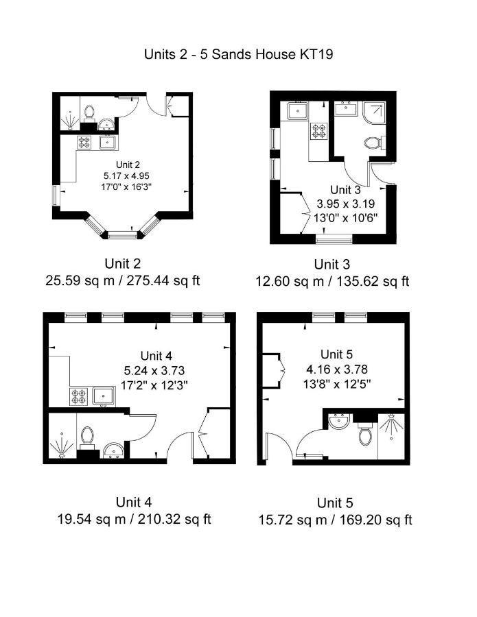 Sands House - Luxury Modern Studios With Secure Parking In Epsom, Surrey Dış mekan fotoğraf